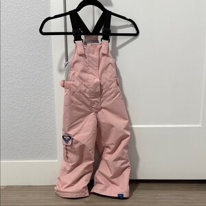 Roxy Pink Kids Snow Bib